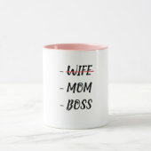 Tasse Ehefrau Boss Mama (Zentrum)