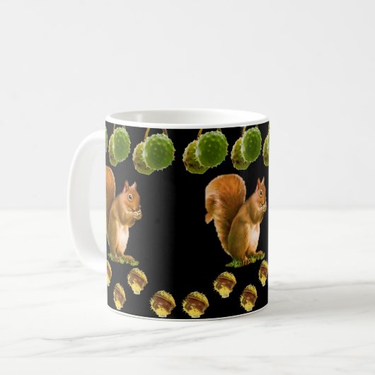 Tasse-Eichhörnchen Kaffeetasse (Vorderseite Links)