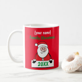 Tasse - Eigene Weihnachtsfamilie (Name hinzufügen)