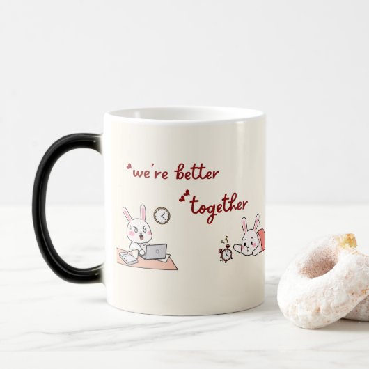 Tasse - Ein gesunder Ausdruck von Liebe (Mit Donut)