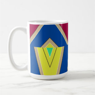 Tasse, ein klassisches mehrfarbiges, nahtloses Mus Kaffeetasse