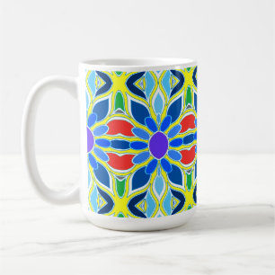 Tasse, ein lebendiges, farbenfrohes nahtloses Must Kaffeetasse