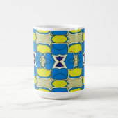 Tasse, Ein lebendiges, mehrfarbiges, nahtloses Mus Kaffeetasse (Mittel)