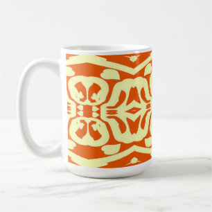Tasse, Ein modernes, rotes, gelbes kreatives Desig Kaffeetasse