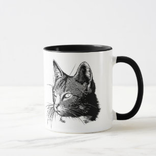 Tasse einer Katze in Liebe