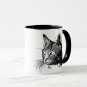 Tasse einer Katze in Liebe (VorderseiteRechts)