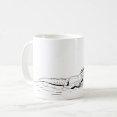 Tasse eines Alligator Line-Kaffees (Vorderseite Links)