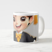 Tasse eines feierlichen Absolventen (Vorderseite Rechts)