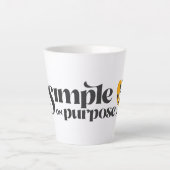 Tasse 'Einfach und Absichtsvoll' (Vorderseite)
