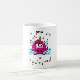 Tasse Einhorn kann ich, ich habe aquaponey