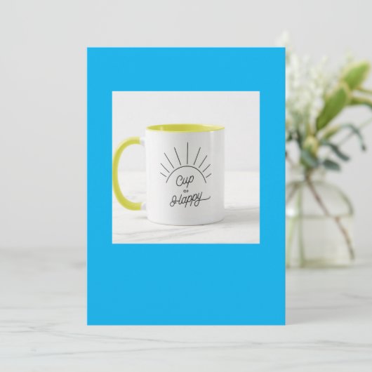 Tasse Einladung (Stehend Vorderseite)