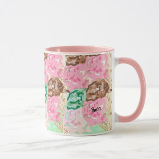 Tasse: Eiscreme-Aromen Tasse