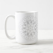 Tasse - Elegantes Mandala-Muster in Farbe (Links)