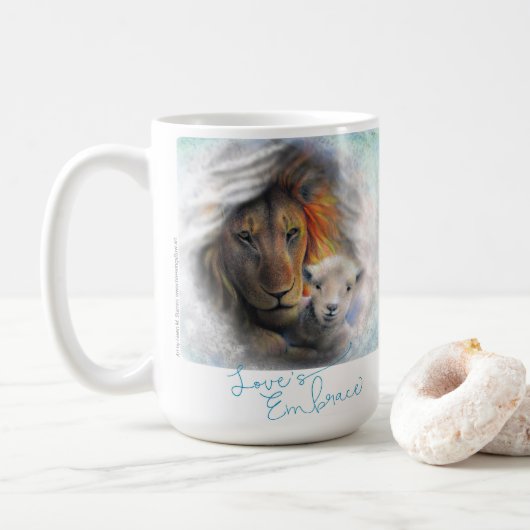 Tasse "Embrace der Liebe" (Mit Donut)