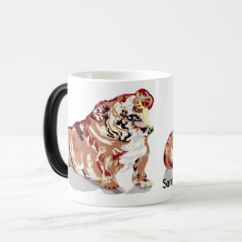 Tasse/Englischer Bull Dog Verwandlungstasse