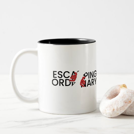 Tasse - Entkommen der Normalität - Außergewöhnlich (Mit Donut)