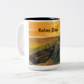 Tasse entspannt Tag von Sarr (Vorderseite Links)
