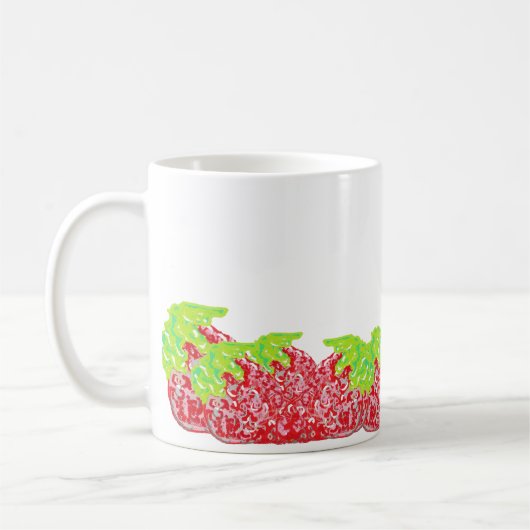Tasse: Erdbeeren Kaffeetasse (Links)