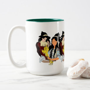 Tasse: Erntedank segnen Zweifarbige Tasse