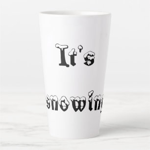 Tasse es schneit