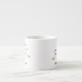 Tasse, Espresso, Koffein mit Embosse: Espressotasse (Vorderseite)