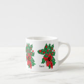 Tasse Espresso: Poinsettias (Rechts)