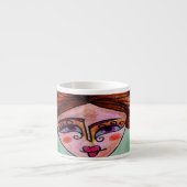 Tasse Espresso (Whimsical Woman - 01) (Vorderseite)