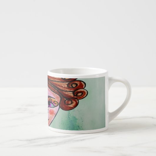 Tasse Espresso (Whimsical Woman - 01) (Rechts)