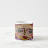 Tasse Espresso (Whimsical Woman - 03) (Vorderseite)