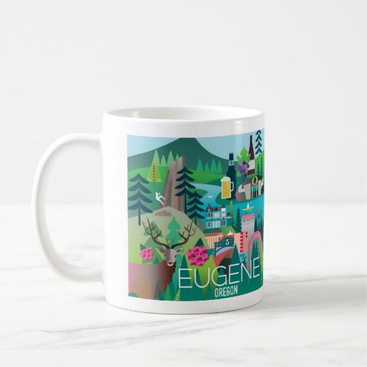 Tasse Eugene, Oregon 11oz oder 15oz (Links)