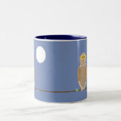 Tasse - Eule und Mond (Mittel)