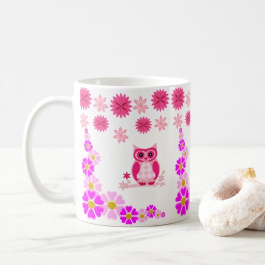 Tasse Eulen (Mit Donut)