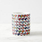 Tasse Eurovision Flags Accent Coffee Tasse 11oz (Mittel)