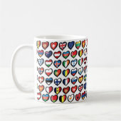 Tasse Eurovision Flags Accent Coffee Tasse 11oz (Links)