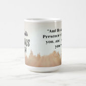 Tasse Exodus der Schrift 33:14 (Mittel)