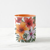 Tasse Exotische Blumen (Zentrum)