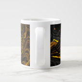 Tasse - F1489 "Black Gold Flow" (Rückseite)