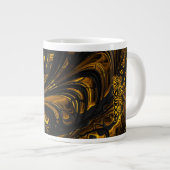 Tasse - F1489 "Black Gold Flow" (Vorderseite Rechts)