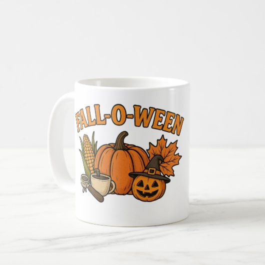 Tasse FALL-O-WEEN Tasse - Fun Herbst & Halloween V (Vorderseite Links)