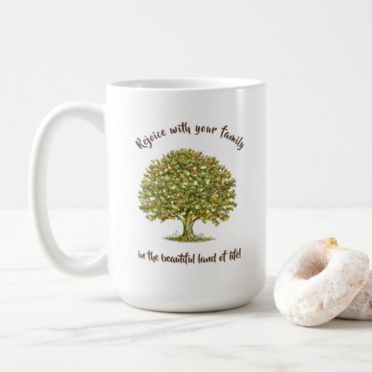 Tasse, Familienbaum-Geschenk Kaffee Coffe Kaffeetasse (Mit Donut)