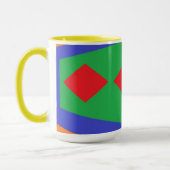Tasse: Farbenfroh Abstrakt Tasse (Links)