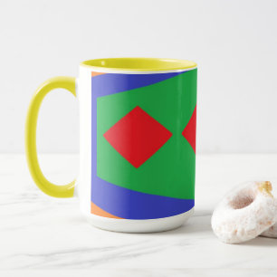 Tasse: Farbenfroh Abstrakt Tasse