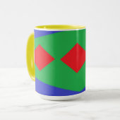 Tasse: Farbenfroh Abstrakt Tasse (Vorderseite Links)