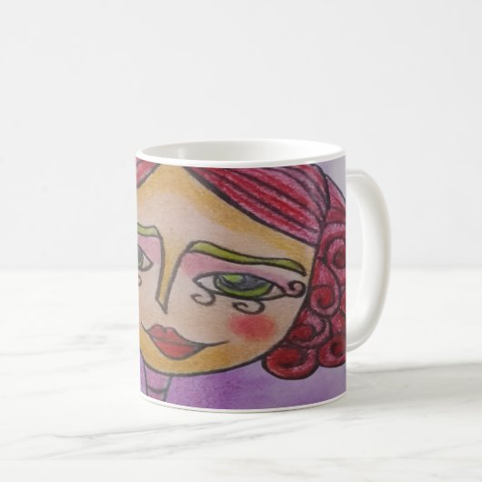 Tasse (farbenfroh Whimsical 03) (VorderseiteRechts)
