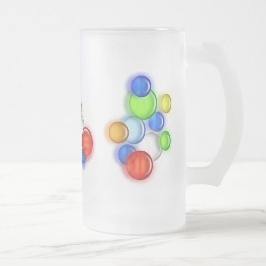 Tasse - Farbige Blasen (Rechts)