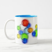 Tasse - Farbige Blasen (Links)