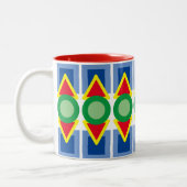 Tasse - Farbige geometrische Formen (Links)