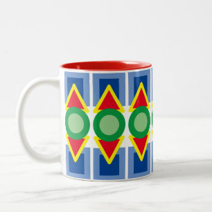 Tasse - Farbige geometrische Formen