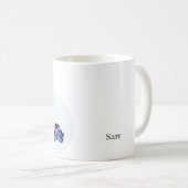 Tasse: Farbiger Vogel Kaffeetasse (VorderseiteRechts)