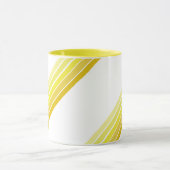 Tasse - Farbtöne der gelben Diagonalstreifen (Zentrum)